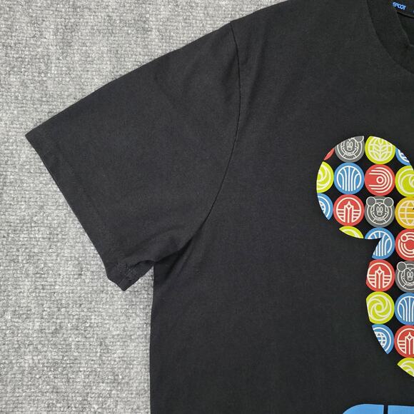 Disney EPCOT Shirt Mens XL Black Mickey Mouse Icon Graphic Tee T-Shirt Parks - Picture 8 of 13